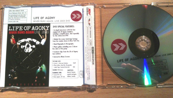 Life Of Agony – River Runs Again - Live 2003 (2003, DVD) - Discogs