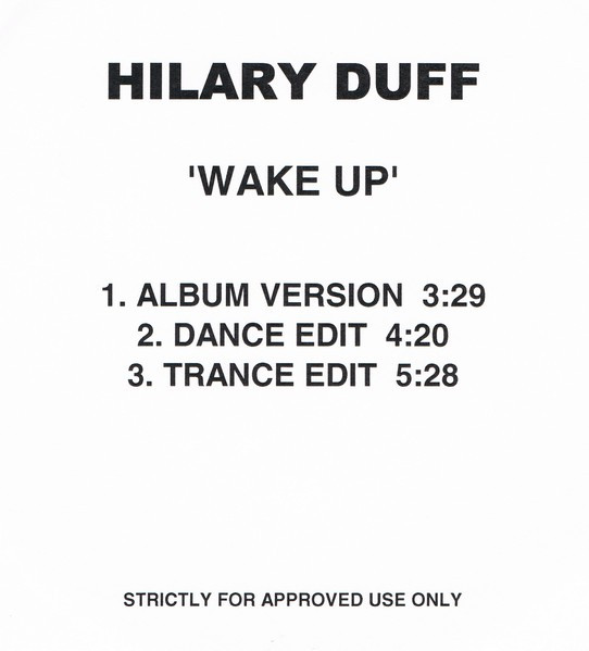 Hilary Duff – Wake Up (2005, CD) - Discogs