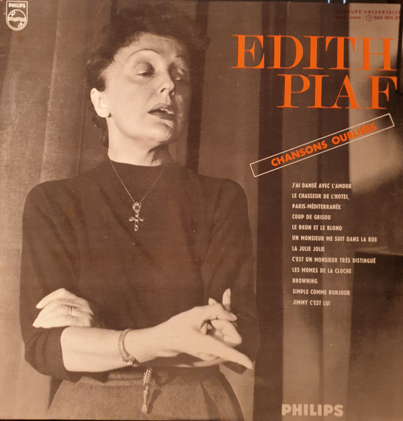 dith Piaf Chansons Oubli es 1966 Vinyl Discogs