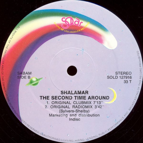 Shalamar - The Second Time Around (Hithouse Clubmix) | Solar (SOLD 127916) - 4