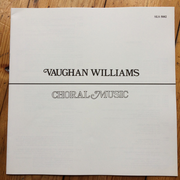 last ned album Vaughan Williams King's College Choir, Cambridge London Philharmonic Choir The Bach Choir Conducted By David Willcocks Sir Adrian Boult - Choral Music