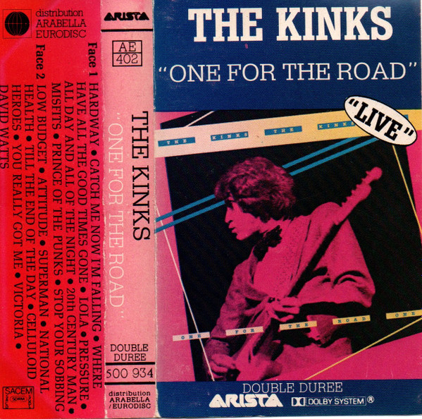 The Kinks – One For The Road (1980, Cassette) - Discogs