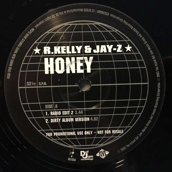 R. Kelly & Jay-Z – Honey (2002, Vinyl) - Discogs