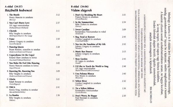 ladda ner album Various - A 70 es És 80 as Éves Kedvenc Dallamai 3