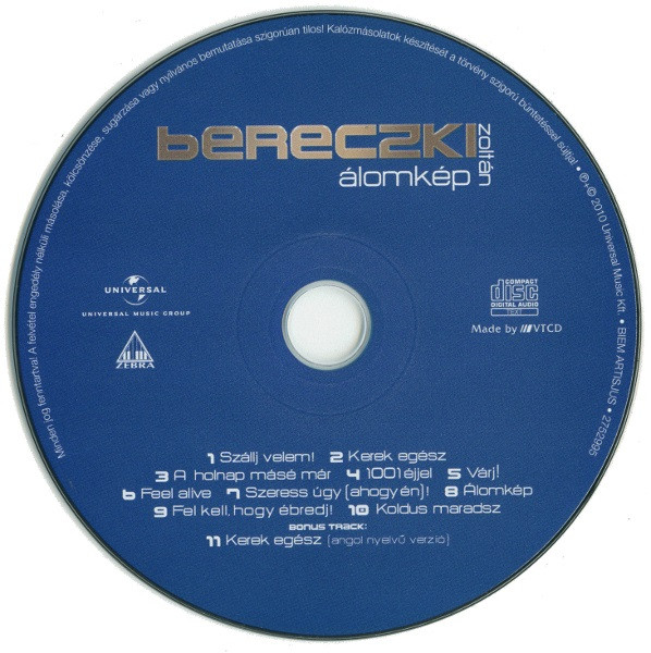 télécharger l'album Bereczki Zoltán - Álomkép