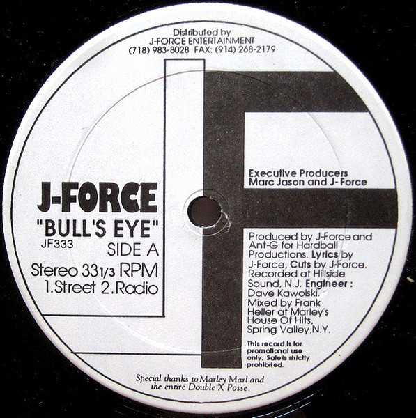 J-Force – Bull's Eye (1995, Vinyl) - Discogs