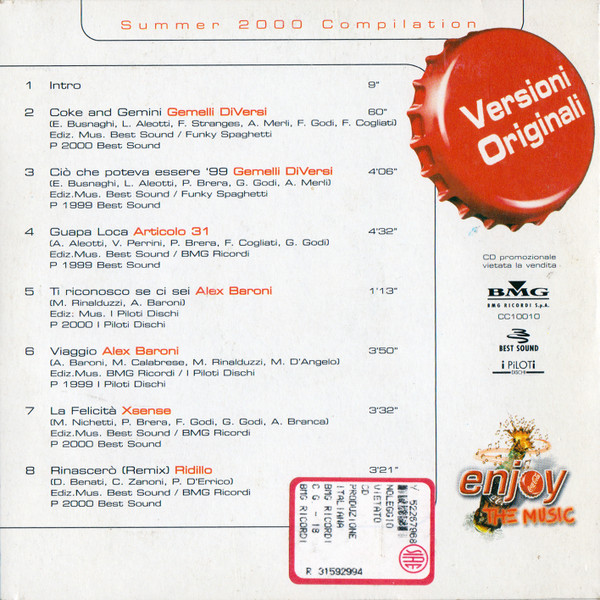 ladda ner album Various - Coca Cola Enjoy The Music Summer 2000 Compilation