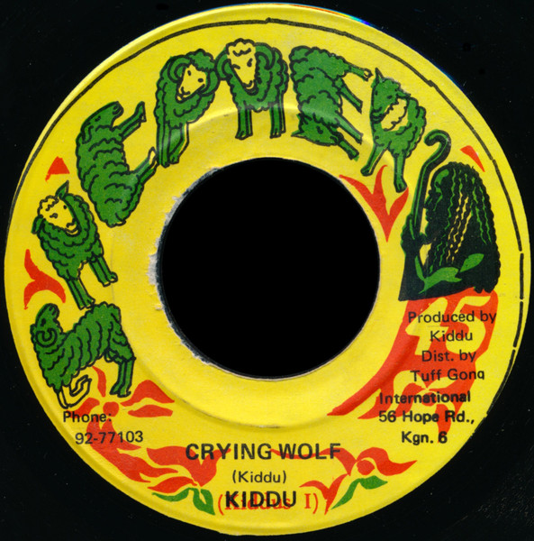 Kiddu – Crying Wolf (1978, Vinyl) - Discogs