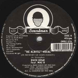 Rush Hour (4) - Be Alrite album cover