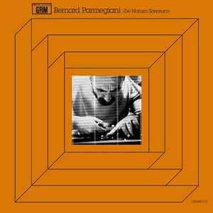 Bernard Parmegiani - De Natura Sonorum album cover