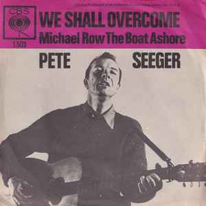 Pete Seeger We Shall Overcome 1964 Pink Bandsleeve Vinyl