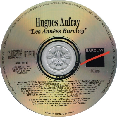 télécharger l'album Hugues Aufray - Les Années Barclay