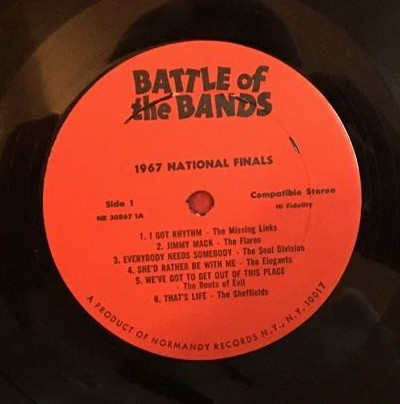 descargar álbum Various - Battle Of The Bands 1967 National Finals