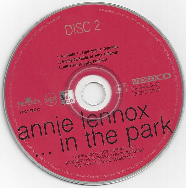 télécharger l'album Annie Lennox - In The Park