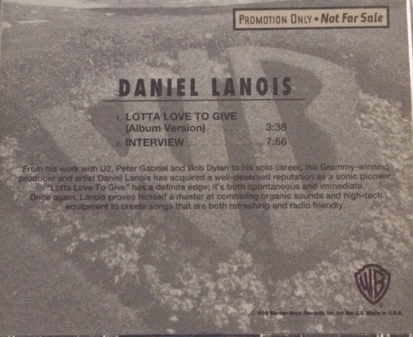 lataa albumi Daniel Lanois - Lotta Love To Give