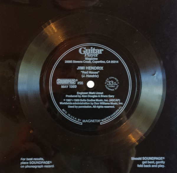 Jimi Hendrix – Red House (1989, Flexi-disc) - Discogs
