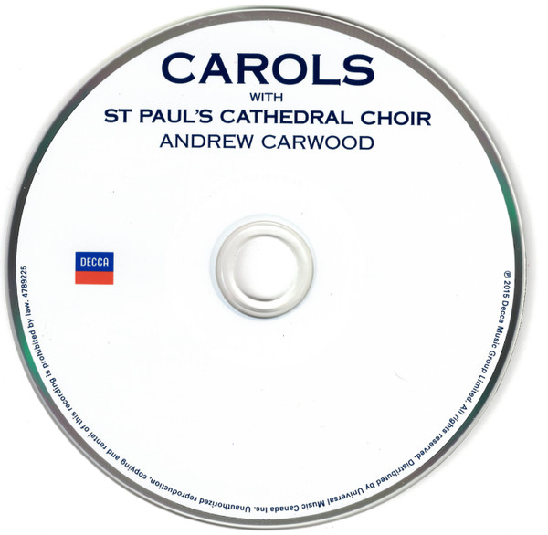 baixar álbum St Paul's Cathedral Choir, Andrew Carwood - Carols With St Pauls Cathedral Choir