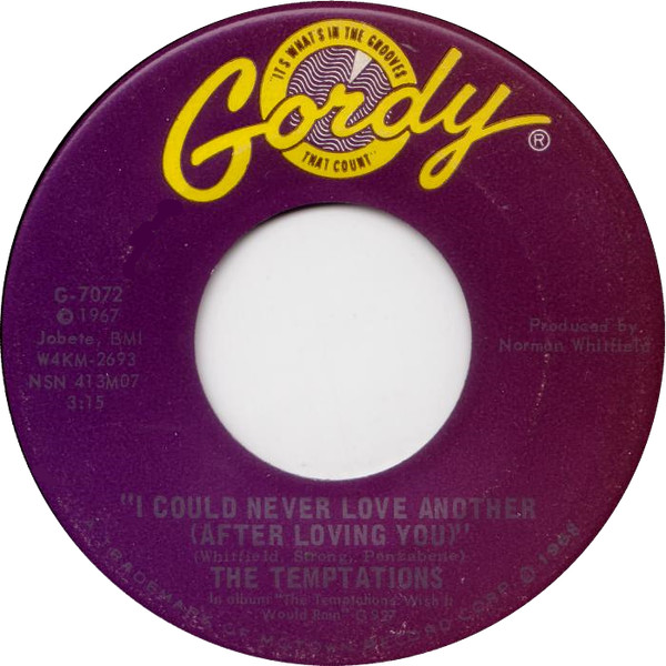 The Temptations - I Could Never Love Another (After Loving You