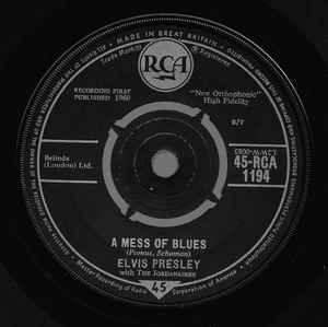 A Mess Of Blues - Elvis Presley With The Jordanaires