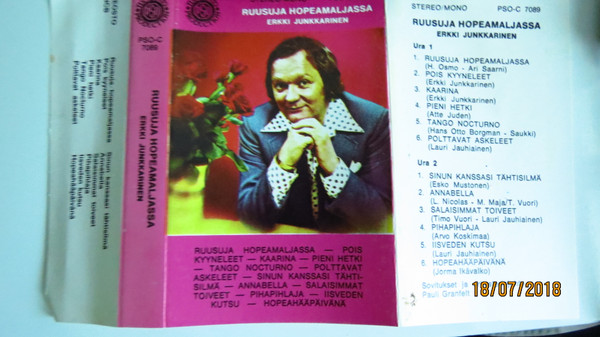 Erkki Junkkarinen – Ruusuja Hopeamaljassa (1975, Vinyl) - Discogs