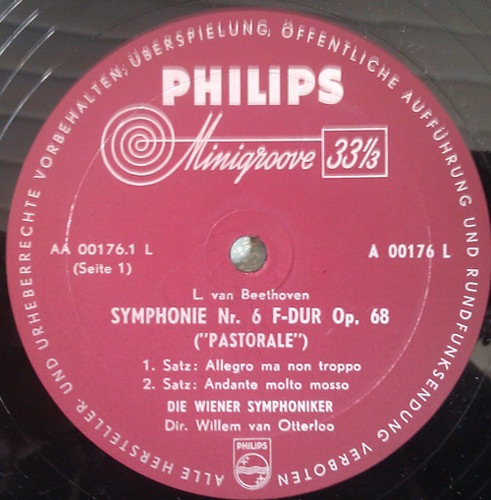 Album herunterladen Ludwig van Beethoven, Vienna Symphony Orchestra, Willem Van Otterloo - Symphony No 6 F Dur OP68 Pastorale