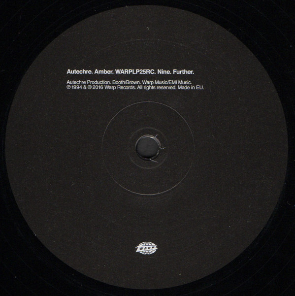 Autechre - Amber | Warp Records (WARPLP25R) - 6