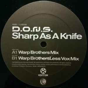 D.O.N.S. - Sharp As A Knife album cover