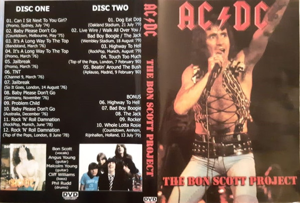 AC/DC – The Bon Scott Project (DVDr) - Discogs
