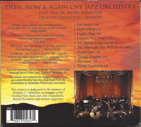 Album herunterladen CNY Jazz Orchestra, Bret Zvacek - Then Now Again