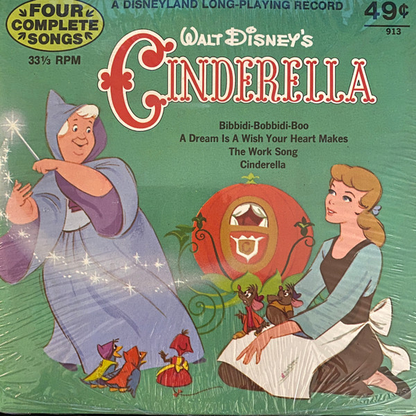 Walt Disney Presents Cinderella (1972, Vinyl) - Discogs