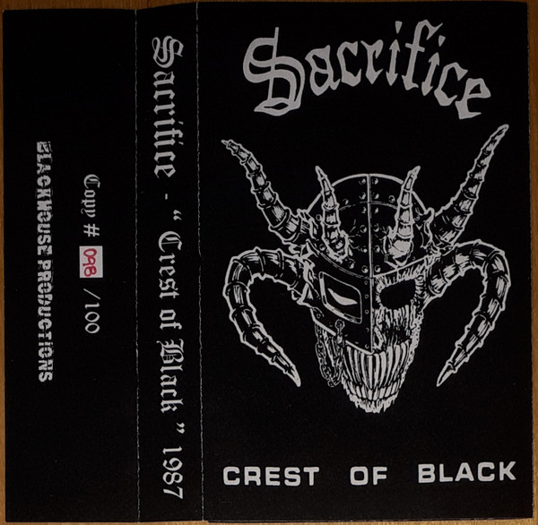 Sacrifice – Crest Of Black (Cassette) - Discogs