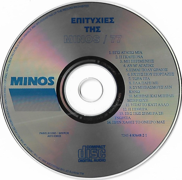 baixar álbum Various - Επιτυχίες Της Minos 77