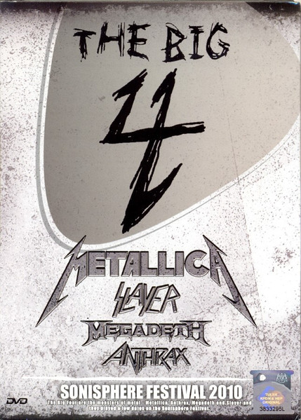 Metallica, Slayer, Megadeth, Anthrax – The Big 4 (2010, Slipcase 