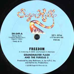 Grandmaster Flash & The Furious Five - Freedom アルバムカバー