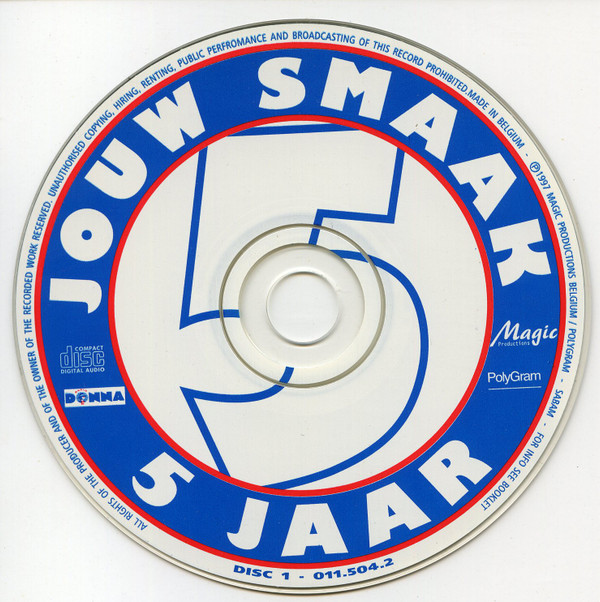 ladda ner album Various - 5 Jaar Donna Jouw Smaak
