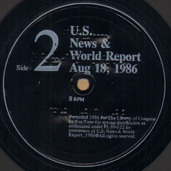 baixar álbum Unknown Artist - US News World Report Aug 18 1986