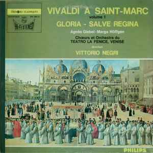 Antonio Vivaldi - Vivaldi À Saint-Marc, Volume 1, Gloria - Salve Regina album cover