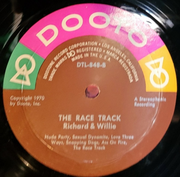lataa albumi Richard And Willie - The Race Track