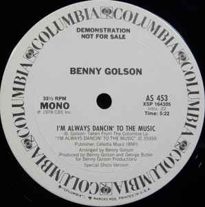 Benny Golson - I'm Always Dancin' To The Music album cover