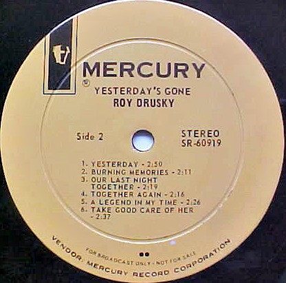 Album herunterladen Roy Drusky - Yesterdays Gone