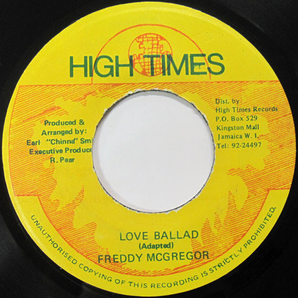 Freddie McGregor – Love Ballad (1978, Vinyl) - Discogs