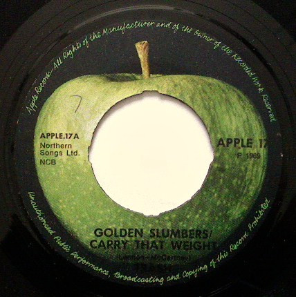 Trash – Golden Slumbers / Carry That Weight (1969, Vinyl) - Discogs