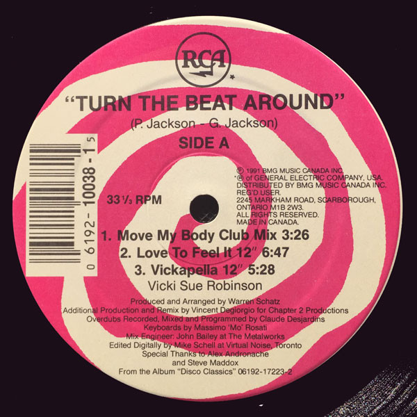 Vicki Sue Robinson – Turn The Around (1991 Remixes) Vinyl) Discogs
