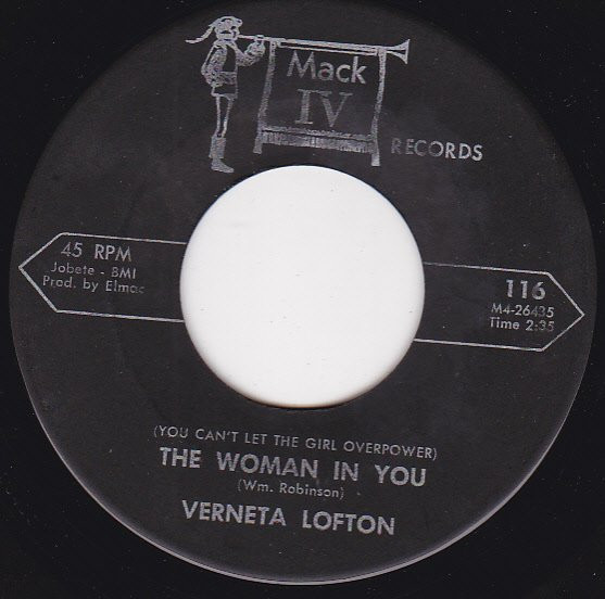 last ned album Verneta Lofton - You Cant Let The Girl Overpower The Woman In You The Power Of Love