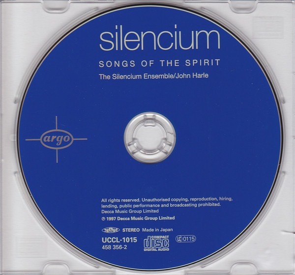 télécharger l'album The Silencium Ensemble John Harle - Silencium Songs Of The Spirit