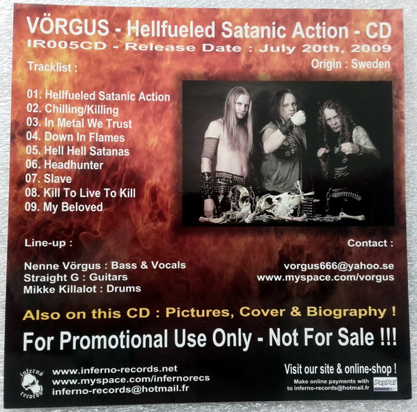 baixar álbum Vörgus - Hellfueled Satanic Action