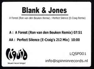 Blank & Jones - A Forest / Perfect Silence album cover