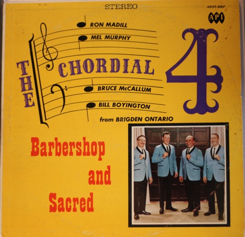 lataa albumi The Chordial 4 - Barbershop And Sacred