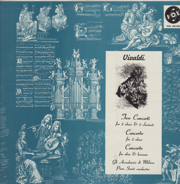 Album herunterladen Gli Accademici Di Milano, Piero Santi - Concertos for 2 Oboes etc