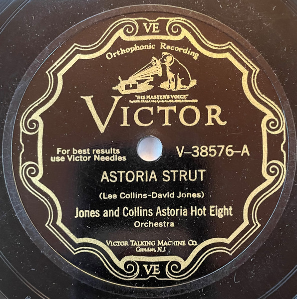 NEW ORLEANS録音 JONES AND COLLINS ASTORIA HOT EIGHT BLUEBIRD Astoria Strut/ Duet Stomp